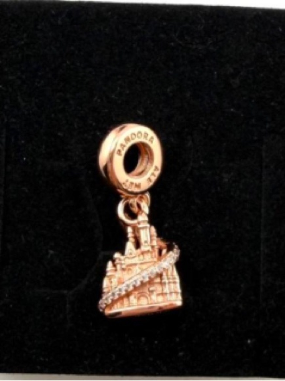 Pandora Disney Parks Exclusive Fantasyland Castle Dangle Charm